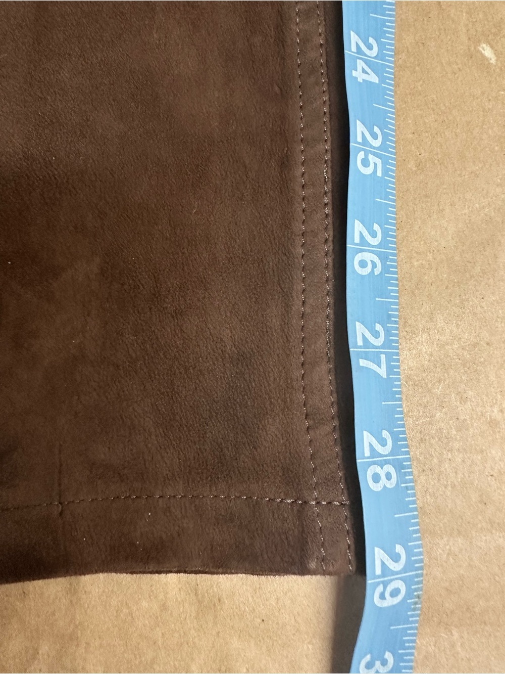 Suede Polo Carpenter Pants - Brown - Picture 6 of 8